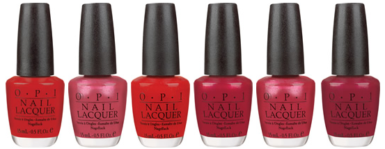 OPI's Hot Holiday Colors OPI's Hot Holiday Colors